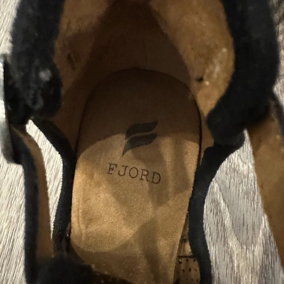 Fjord black shoe boots suede size 37 - Picture 5 of 5